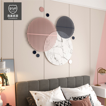 Light luxury metal wall decoration living room sofa background wall decoration pendant modern bedside iron wall hanging restaurant wall decoration