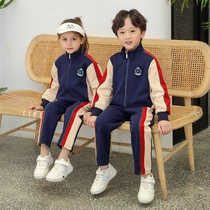 Kindergarten garden clothes spring and autumn two-piece childrens class clothes spring and autumn sportswear primary school uniforms Spring and Autumn sets