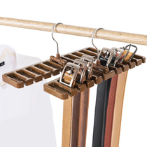 Shelf with belt hanging rack storage tie silk scarf storage artifact belt adhesive hook scarf ring household bow tie multifunctional