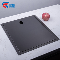 Hidden Sink Nanoblack Middle Island Pool Invisible Hand Taichung basin Flat-in-floor Terrace Tea Water Room