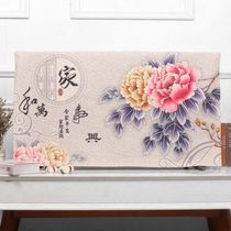 Fabric TV cover Dust cover hanging LCD 55 inch 50 curved cover towel 65 European-style TV cover wall hanging