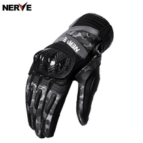  NERVE Neve carbon fiber motorcycle riding gloves mens summer thin breathable anti-fall touch screen motorcycle racing