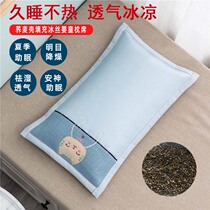 Children Cartoon Kindergarten Small Pillow Spring Autumn Sleep Sucking Sweat Ice Silk Pillowcase Autumn Student Buckwheat Pillow Core Protection Cervical Spine