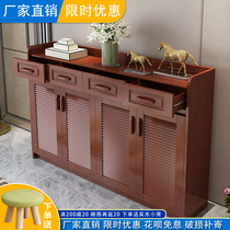 Shoe cabinet Household door entrance cabinet Simple shoe rack Simple modern large capacity multi-function balcony storage locker