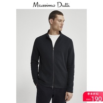 Spring   Summer Discounts Massimo Dutti Mens Zipper Design Mens Casual Top Cardigan 00934401401