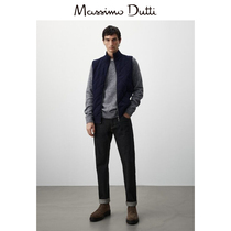 Massimo Dutti Mens Clothing Mall The Same Black Trim Suit Men Casual Straight Barrel Long Pants Jeans 00061071800