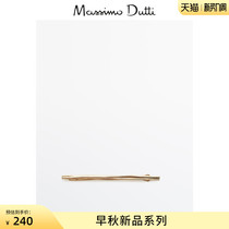 Massimo Dutti Womens Accessories Fall 2022 New Gold Plated Hair Clips 04631440302