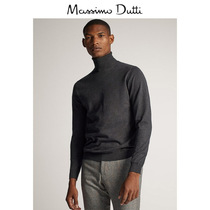 Massimo Dutti Mens Solid Base Turtleneck Sweater 00934307801