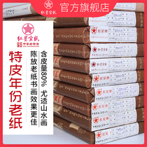 Red Star Xuan Paper Flagship Store Red Star Red Star Xuan Paper Calligraphy Special Paper Chen Paper Old Paper Calligraphy Painting Paper Works Use Xuan Paper Special Pi Collection Chinese Painting Xuan Paper Calligraphy Works Paper