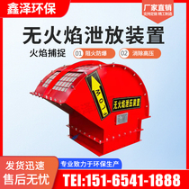 Flameless discharge blasting Port explosion discharge chip arrester pipe dust collector explosion-proof explosion discharge valve flame discharge device