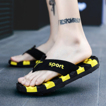 Large size slippers male and female summer herringbone drag trend non-slip soft bottom personality abrasion resistant mens fashion outwear seaside beach shoes