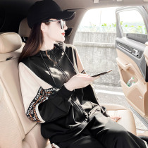 Spring and autumn 2021 new sports and leisure fashion suit womens foreign atmosphere age-reducing clothes wear pants two-piece Tide brand