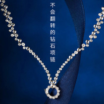 Versatile K Gold Diamond Bubble Chain Naked Chain Matching Drill Peach Gorgeous Upgrade Not Pick Age