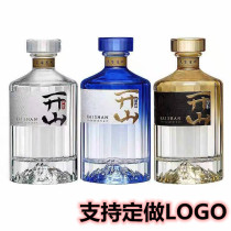Kaishan wine bottle high-grade crystal white liquor bottle empty bottle One pound self-brewed sealed bottle Custom gift box set LOGO