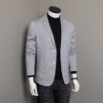 Clearance special linen suit mens spring and autumn thin hemp mens casual suit jacket single West shirt