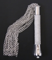 A marinals use diamond handle loose whip iron chain whisker weighted chain horse whip 304 wire rope whip