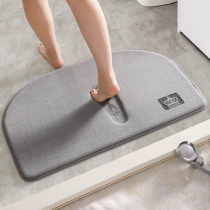 Toilet floor padded bathroom Absorbent Door Mat Bathroom Doorway Quick Dry Foot Mat Toilet Anti Slip Carpet Bathroom Mat