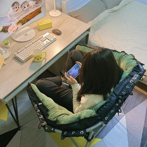 Lazy dormitory sofa chair bedroom home single balcony leisure computer chair room tatami folding recliner chair