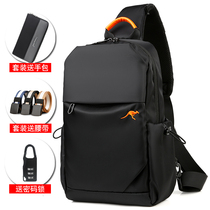 Musco kangaroo chest Bag Mens shoulder bag crossbody male bag youth sports Korean leisure Tide mens backpack mens bag