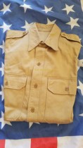 World War II US military version of the original Army air force officer Kazi Kazi cloth uniform shirt 16*33