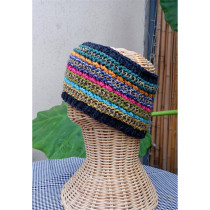 Odor groceries Autumn and winter colorful cotton linen hand-woven hairband for men and women with Nepal handmade headgear