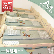 Kindergarten quilt three-piece core childrens autumn and winter bedding Six-piece baby nap quilt pure cotton