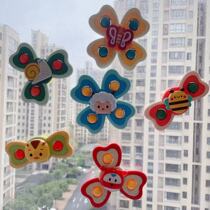 Baby flower sucker turn music early education educational toy Baby 8 dining chair 7 rotate 6 months or more 1 year old