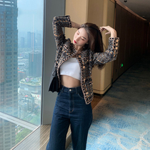2021 New French retro socialite style woven small fragrant style jacket women autumn and winter plus cotton short style top