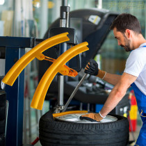 Tire machine accessories Daquan plastic car tire rim protection sleeve bird head protection gasket repair artifact