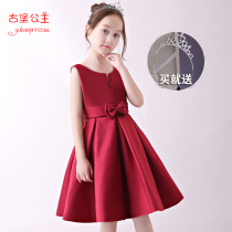 Princess dress girl dress puffy gauze new birthday children flower girl model catwalk piano host costume