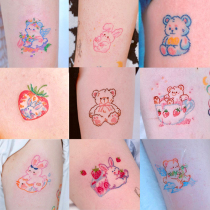 Hazelnut this shop is cute 18 colorful bear rabbit ins wind waterproof and lasting small fresh tattoo stickers