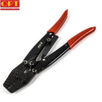 China Taiwan OPT ratchet type bare terminal crimping pliers KH-268 insulated terminal crimping pliers imported cold pressing pliers