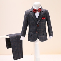 imo boys suit suit suit British suit middle and Big Boy suit three-piece flower boy suit wedding dress