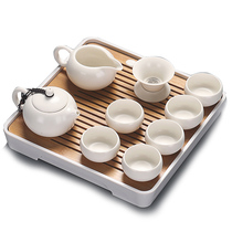 Light luxury guest tea set Tea office small tea Japanese-style set set Glass pot Household living room accessories cup Kung fu bubble