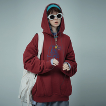 A SQUARE ROOT Dont make A sound to live original printed special-shaped heavy hooded autumn winter sweater