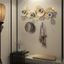 New Chinese Style Fashion Creative Door Hood Hanger Iron Art Hanging Hook Entrance Wall Hanging Modern Personalized Hooks