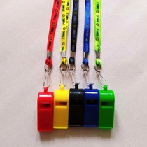 Games come on new plastic whistle whistle referee lanyard competition childrens toys outdoor survival baby
