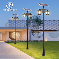 Street Lamp Solar Super Bright Cell Garden Villa Home Yard Chinese High Pole Outdoor Waterproof 3 m Yard lamp