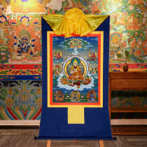 Tibetan village New tongkaba thangka Buddha statue hanging painting zongkaba master portrait living room entrance decoration painting Buddha hall mural