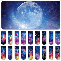 Big character magnetic bookmarks twelve constellations bookmark creative hipster students with bookmarks starry sky dream beautiful children female bookmarks cute Primary School students magnet stone cartoon mini magnetic bookmarks