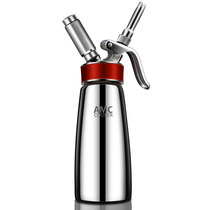 AMC commercial stainless steel coffee snow top milk tea puffs framed fresh light cream jet blowing bubble siphon bottle