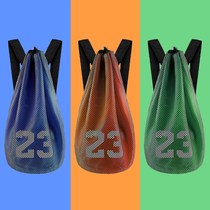 Basketball bag ball bag student portable sports student training bag childrens football equipment storage bag drawstring small