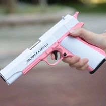 New character Locke throwable shell loaded soft bullet gun 1911 simulation for the bomb model hand small gun children boys