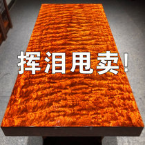 Ba Hua Okan solid wood mahogany Big Board log tea table Brazil Rosewood big board table tea table table office desk