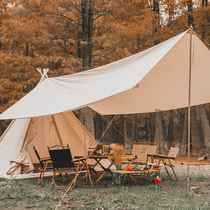 Pyramid spire Indian cotton tent outdoor camping thickened rainproof camping cotton canopy spire tent