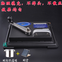 Household stainless steel manual cigarette puller imported portable cigarette machine handmade self-made cigarette utensils durable and good black