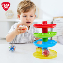 playgo baby track ball turn music toy 0 1 year old 6 months old puzzle early education Boys and Girls baby