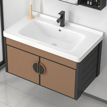 Hand basin cabinet combination toilet wall ceramic wash basin small apartment household integrated basin