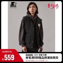 STARTER autumn and winter new casual warm stand-up collar padded vest mens