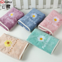 Yunlu 2-pack absorbent towels are softer than pure cotton. Household facial towels for men and women wipe their heads and dry hair without losing hair.